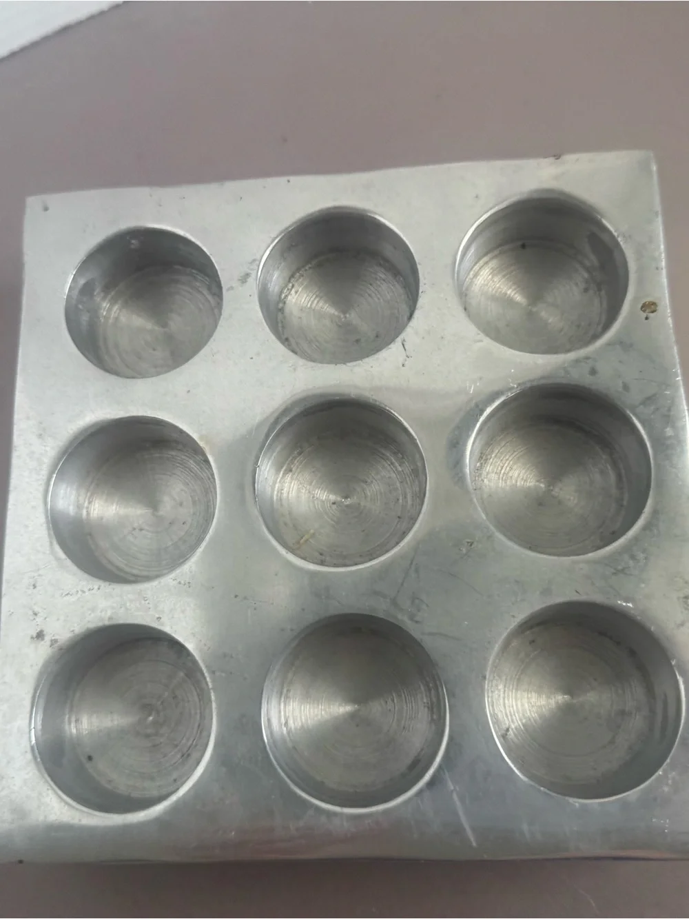 Pottery Barn Silver Cast Iron Tea Light Holder